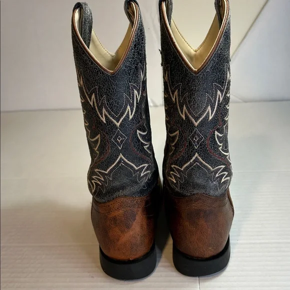 CODY JAMES WOMENS BROWN/BLACK LEATHER WESTERN COWBOY BOOTS SZ 7.5 - Picture 4 of 12
